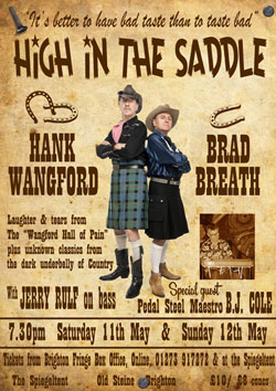High in the Saddle at Brighton festival.  Hank & Brad 
