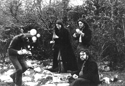 Adrian, John Peel, Sheila and Andy on holiday in Ireland