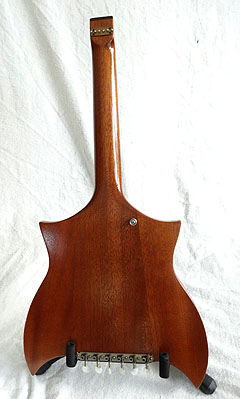 Martin rear view on stand.